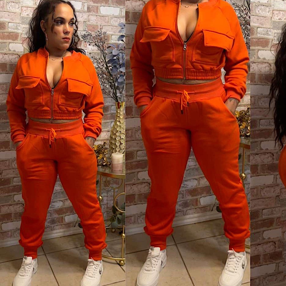 Orange inside lined Sweats